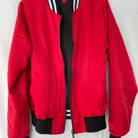 Del Toro, New, Men, Satin Bomber Reversible Jacket - Picture 7 of 8